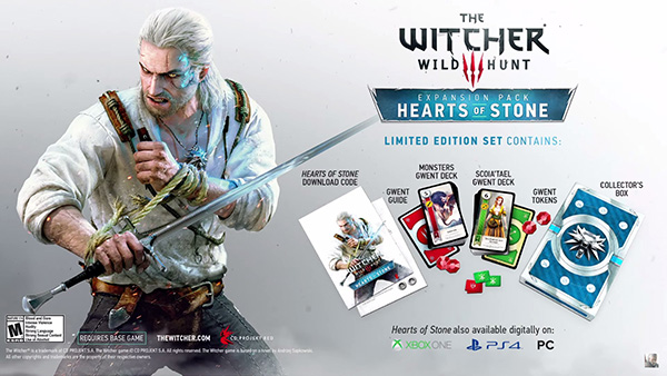 PlayStation 4 Предзаказ DLC 1 - Ведьмак 3 Каменные Сердца Limited.