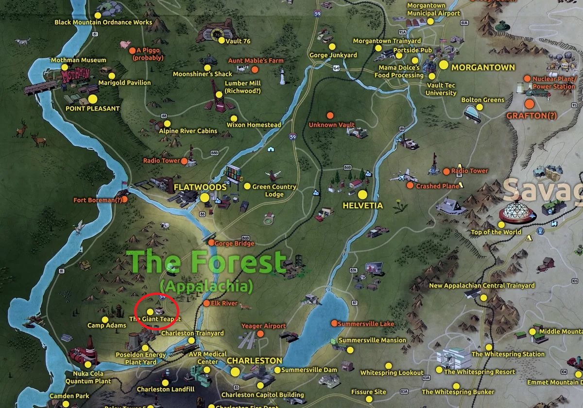 карта из fallout 76 для fallout 4 фото 25