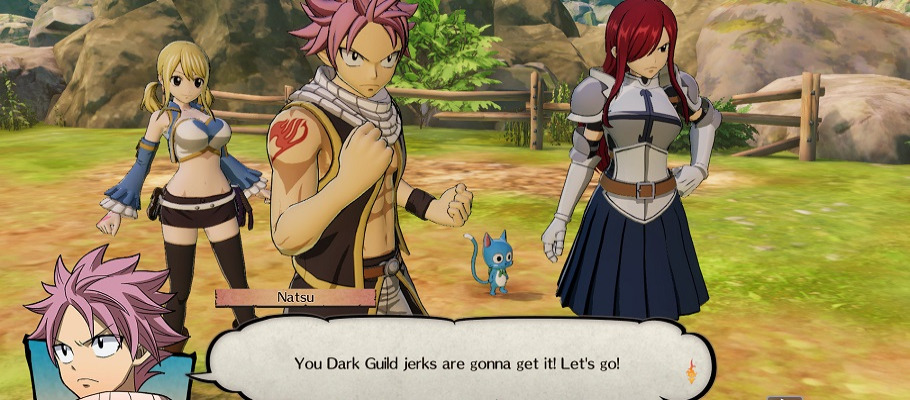 Опубликована запись игрового процесса версии игры Fairy Tail для Switch